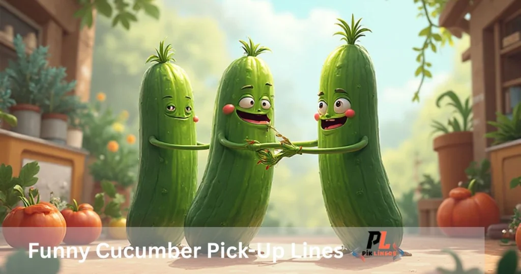 Funny Cucumber Pick-Up Lines