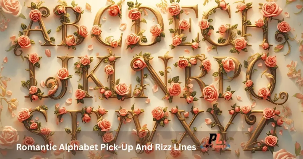 Romantic Alphabet Pick-Up And Rizz Lines