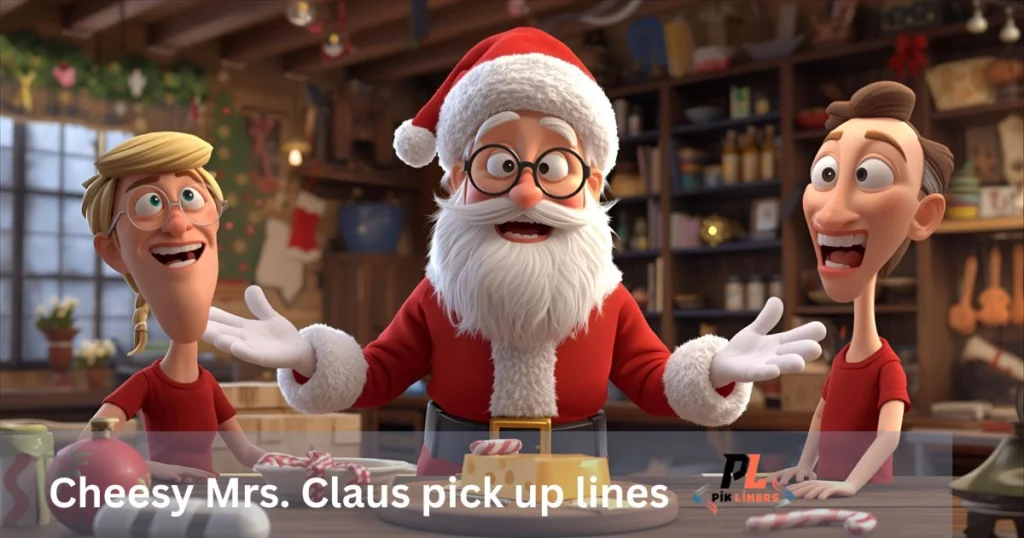 Cheesy Mrs. Claus pick up lines
