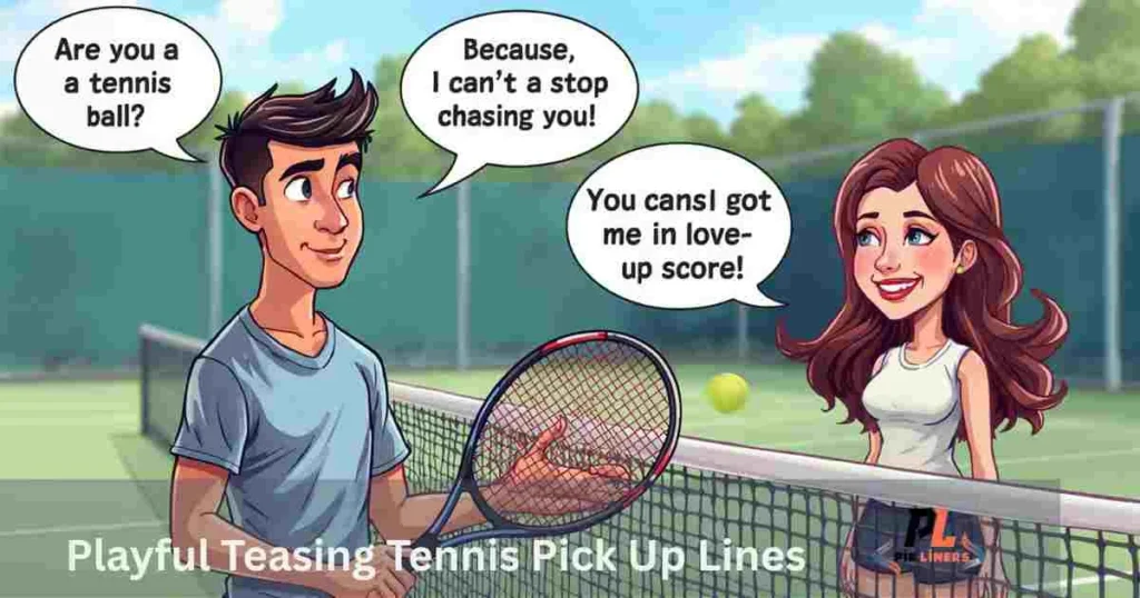 Playful Teasing Tennis Pick Up Lines