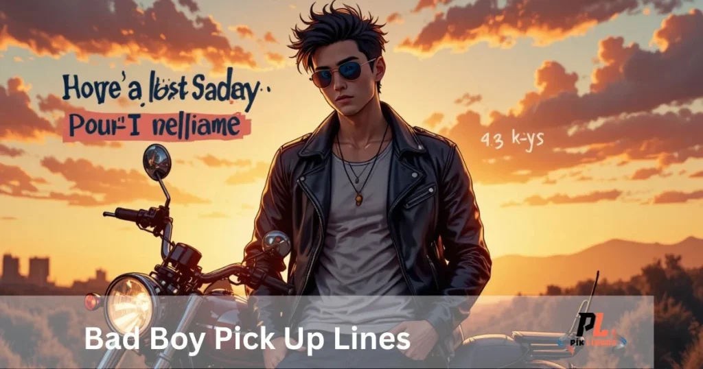 Bad Boy Pick Up Lines