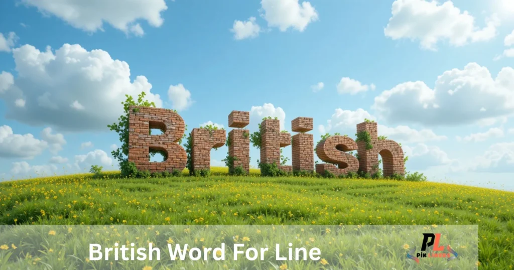 British Word For Line