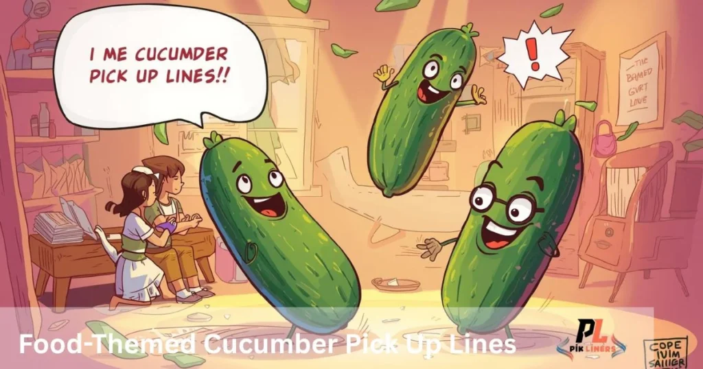 Food Themed Cucumber Pick Up Lines
