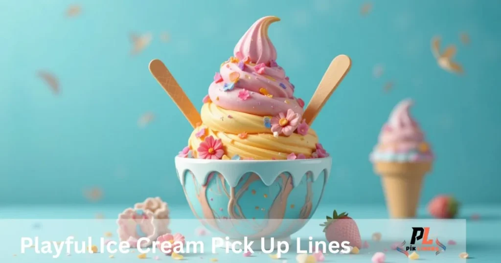 Playful Ice Cream Pick Up Lines