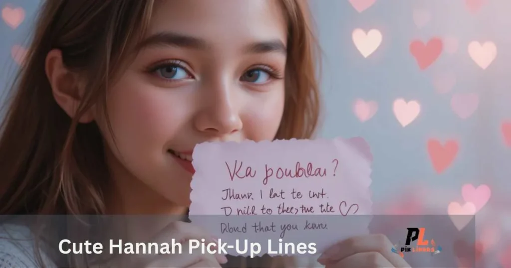 Cute Hannah Pick Up Lines