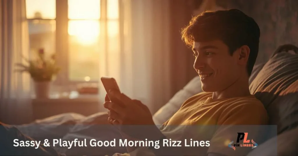 Sassy And Playful Good Morning Rizz Lines