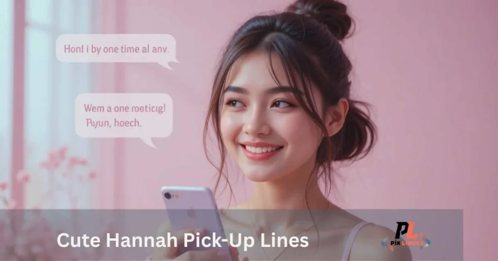 Short One Liner Hannah Pickup Lines