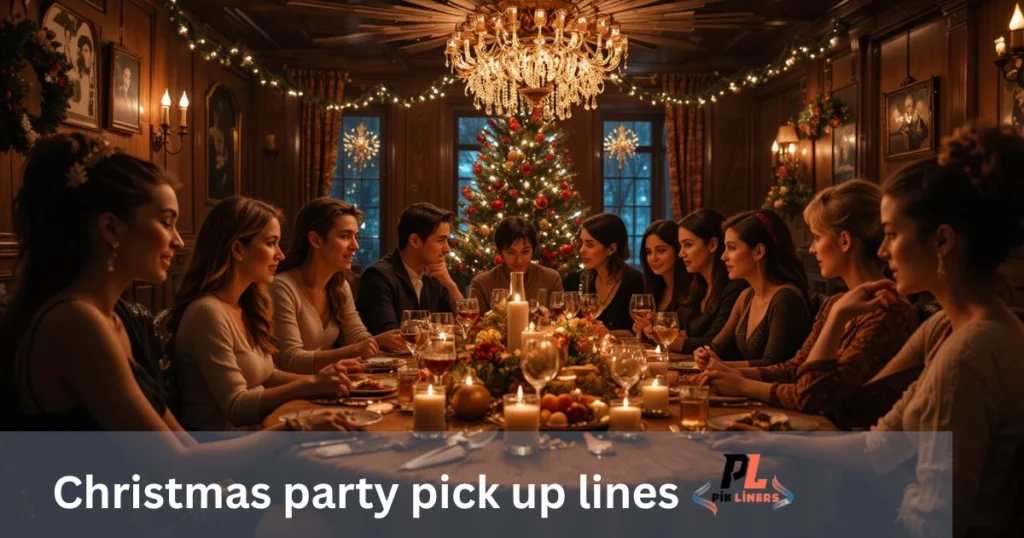 Christmas party pick up lines