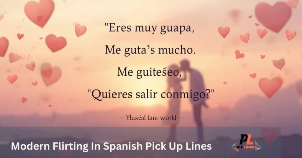 Modern Flirting In Spanish Pick Up Lines