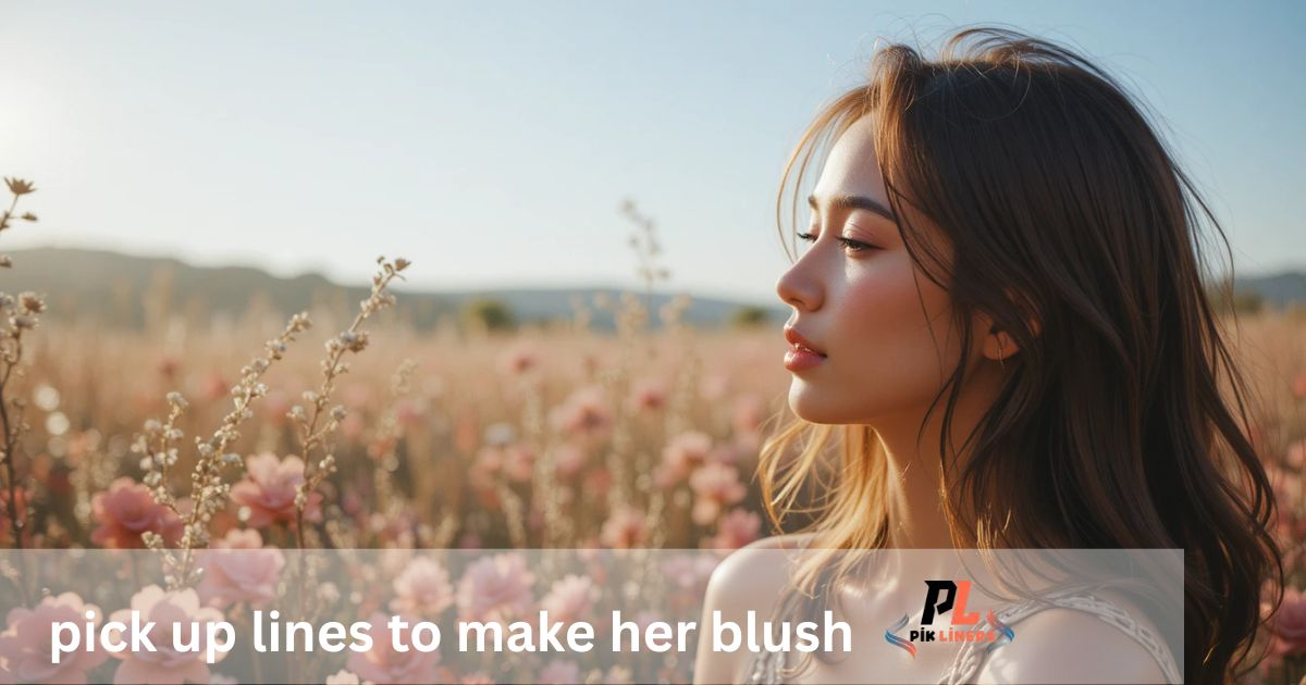 pick up lines to make her blush