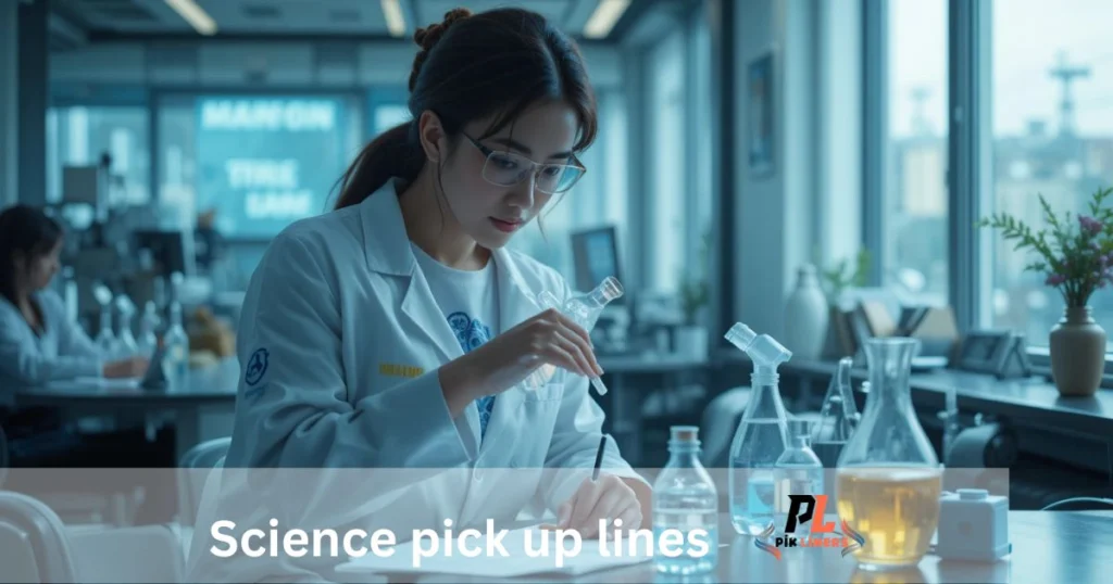 Science pick up lines