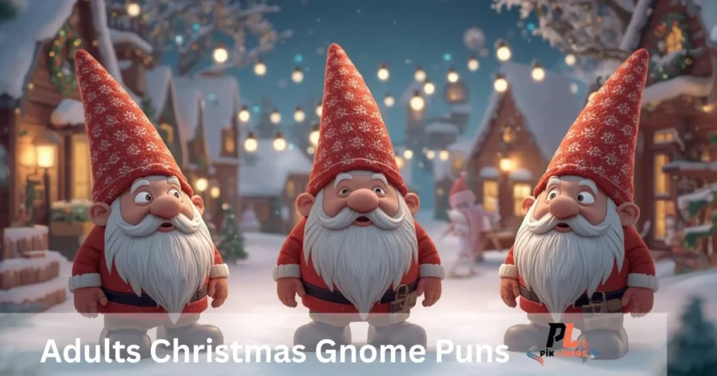 Adults Christmas Gnome Puns