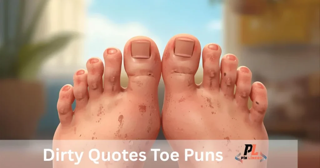 Dirty Quotes Toe Puns