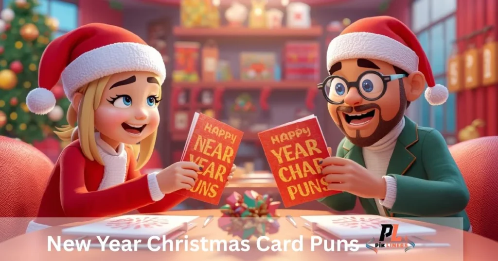New Year Christmas Card Puns