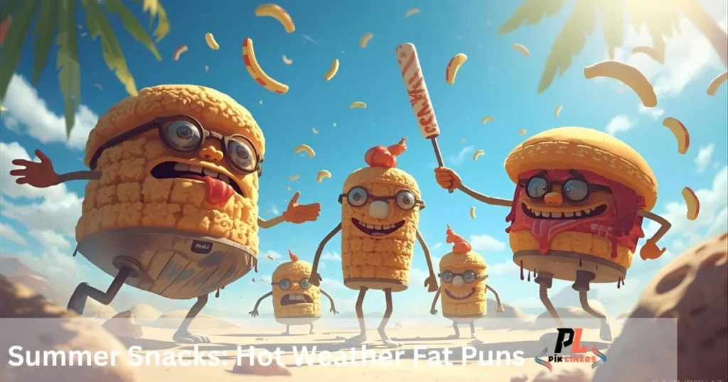 Summer Snacks Hot Weather Fat Puns