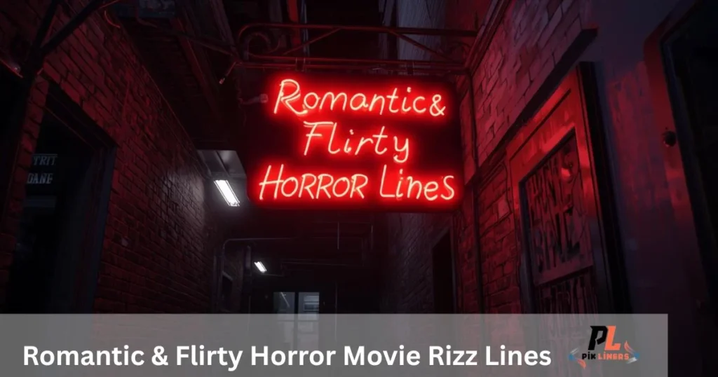 Romantic And Flirty Horror Movie Rizz Lines