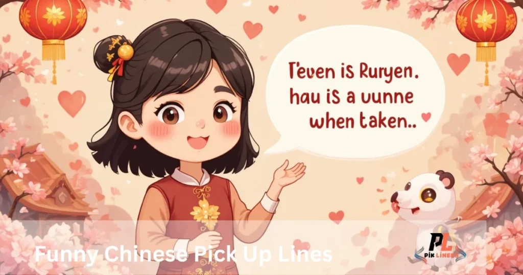 Funny Chinese Pick Up Lines