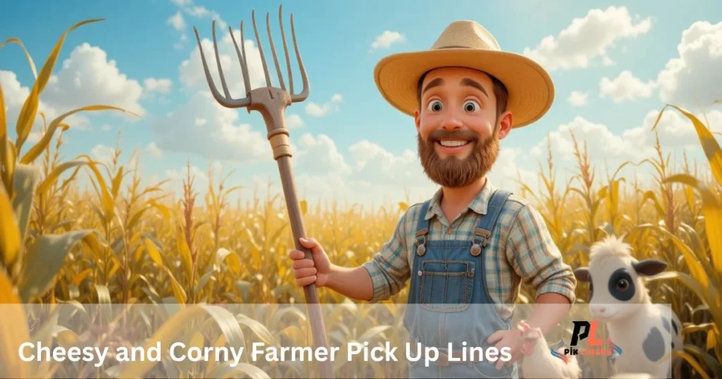 Cheesy And Corny Farmer Pick Up Lines