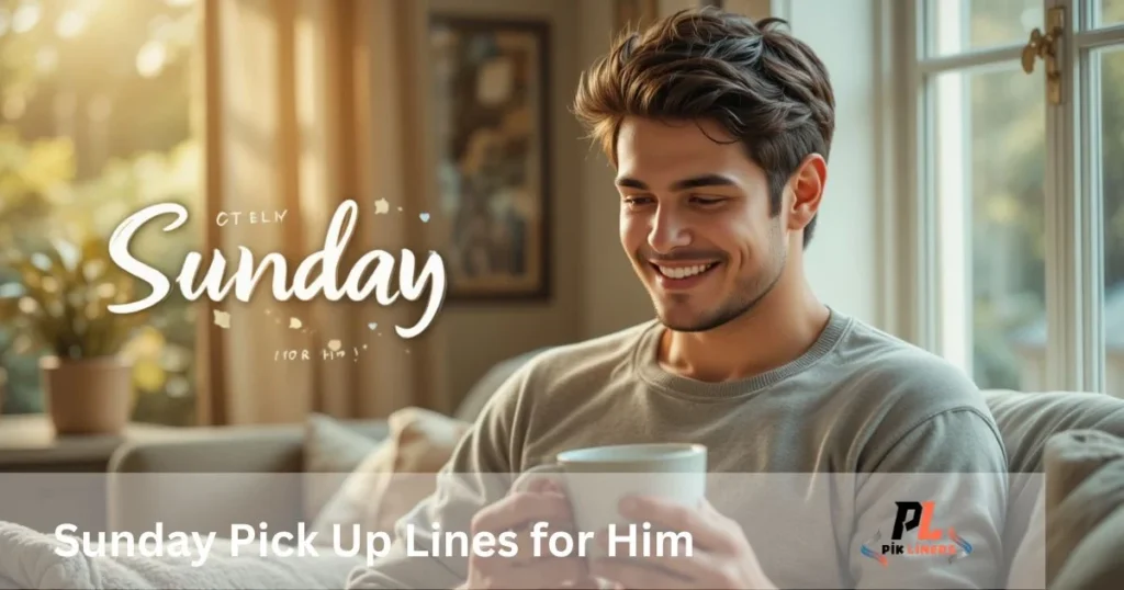 Sunday Pick Up Lines For Him