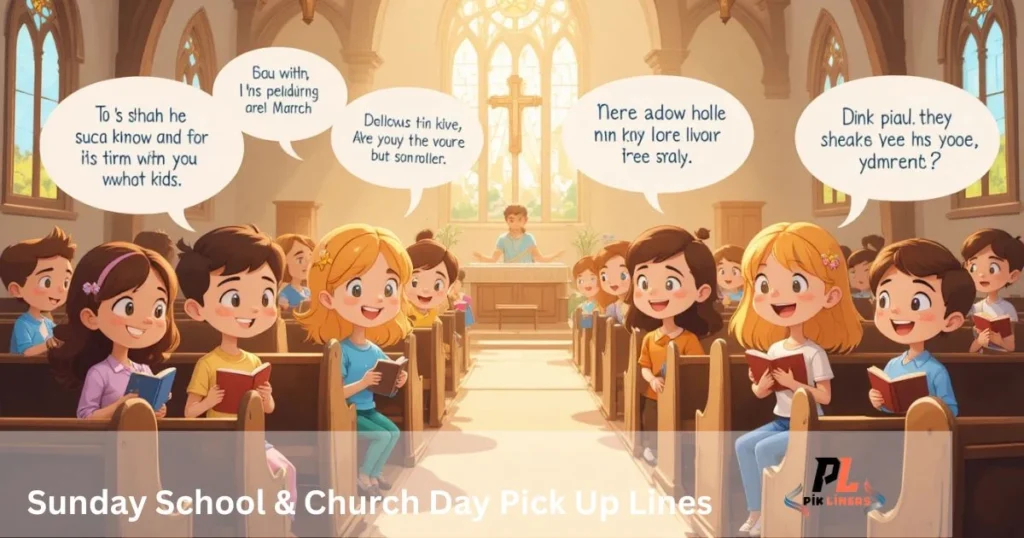 Sunday School And Church Day Pick Up Lines