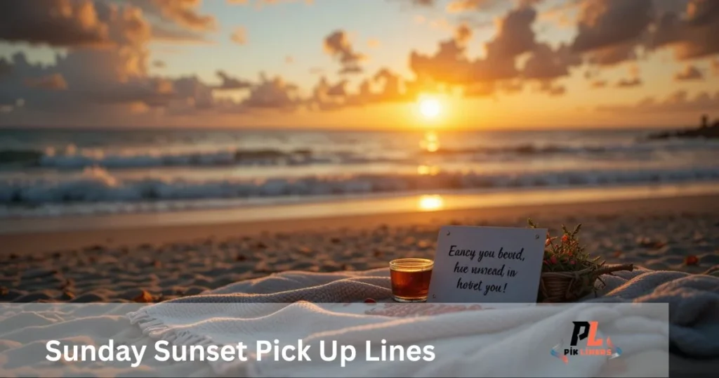 Sunday Sunset Pick Up Lines