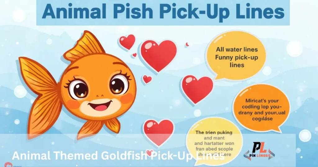 Animal Themed Goldfish Pick Up Lines