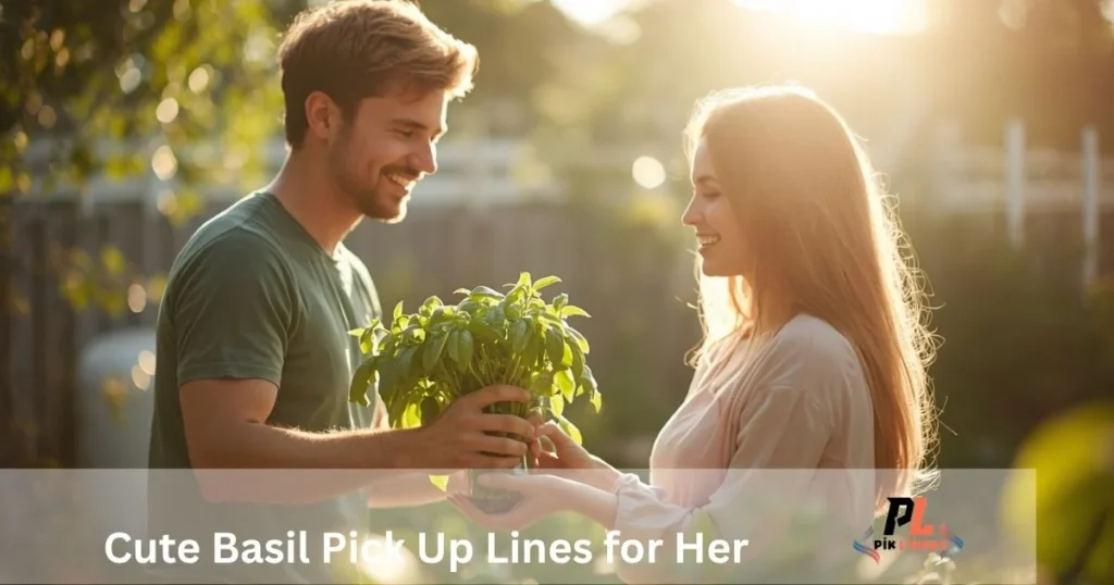 Cute Basil Pick Up Lines For Her