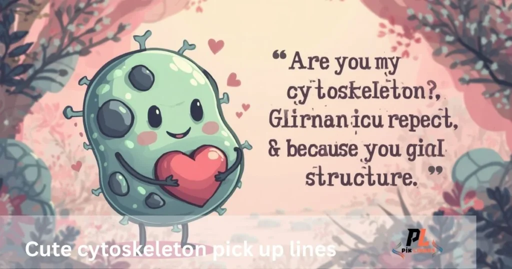 Cute cytoskeleton pick up lines