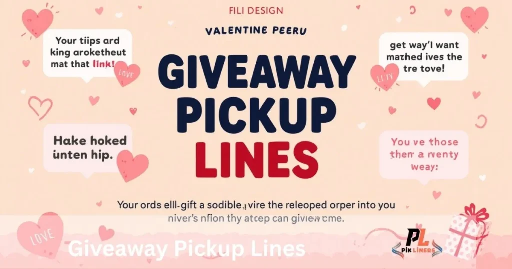Giveaway Pickup Lines
