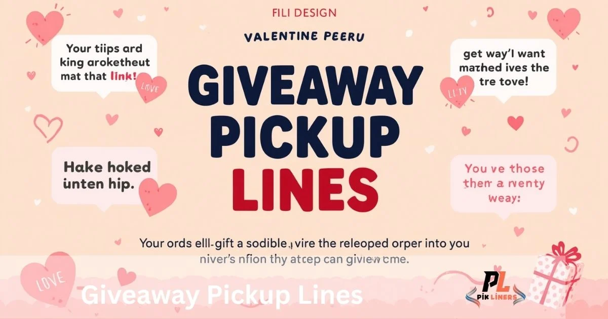 Giveaway Pickup Lines