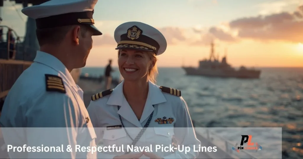 Professional And Respectful Naval Pick Up Lines