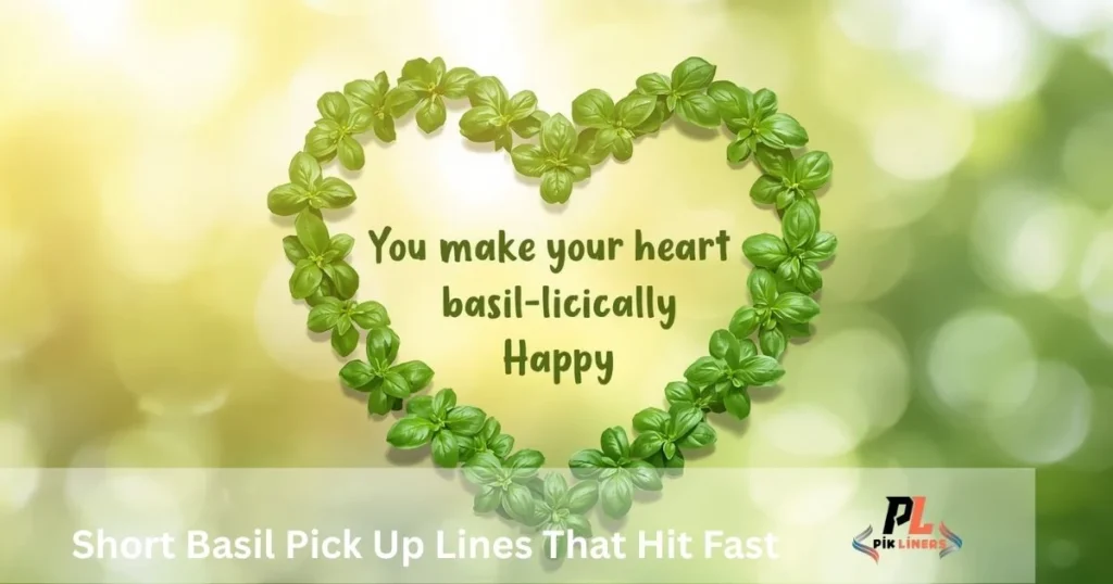 Short Basil Pick Up Lines That Hit Fast