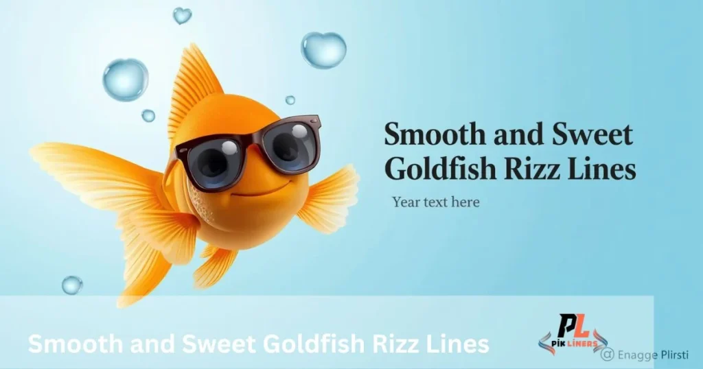 Smooth And Sweet Goldfish Rizz Lines