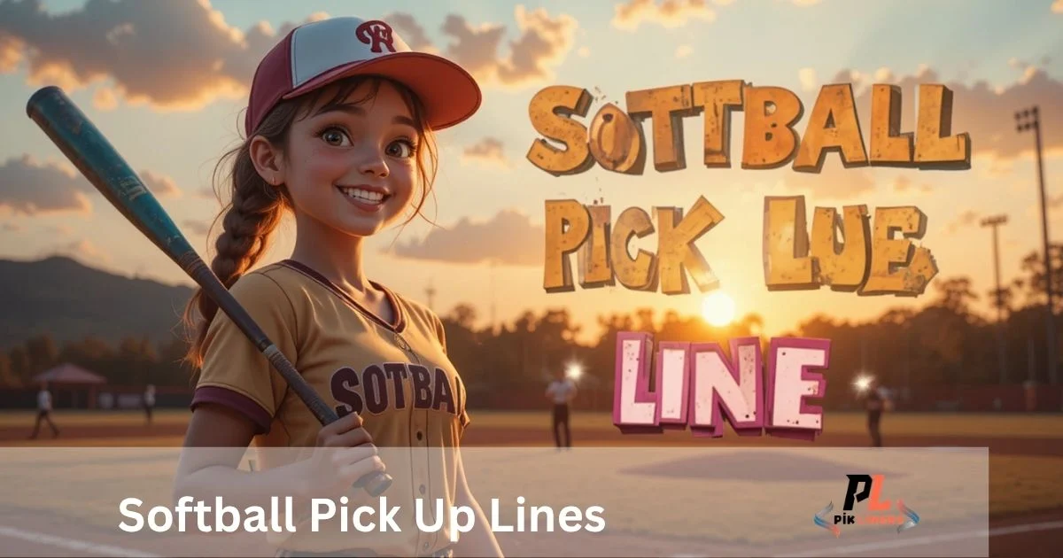 Softball pick up lines