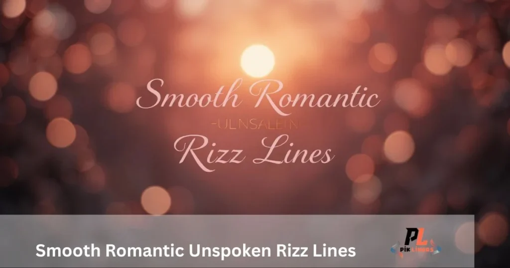 Smooth Romantic Unspoken Rizz Lines