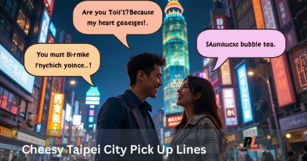 Cheesy Taipei City Pick Up Lines